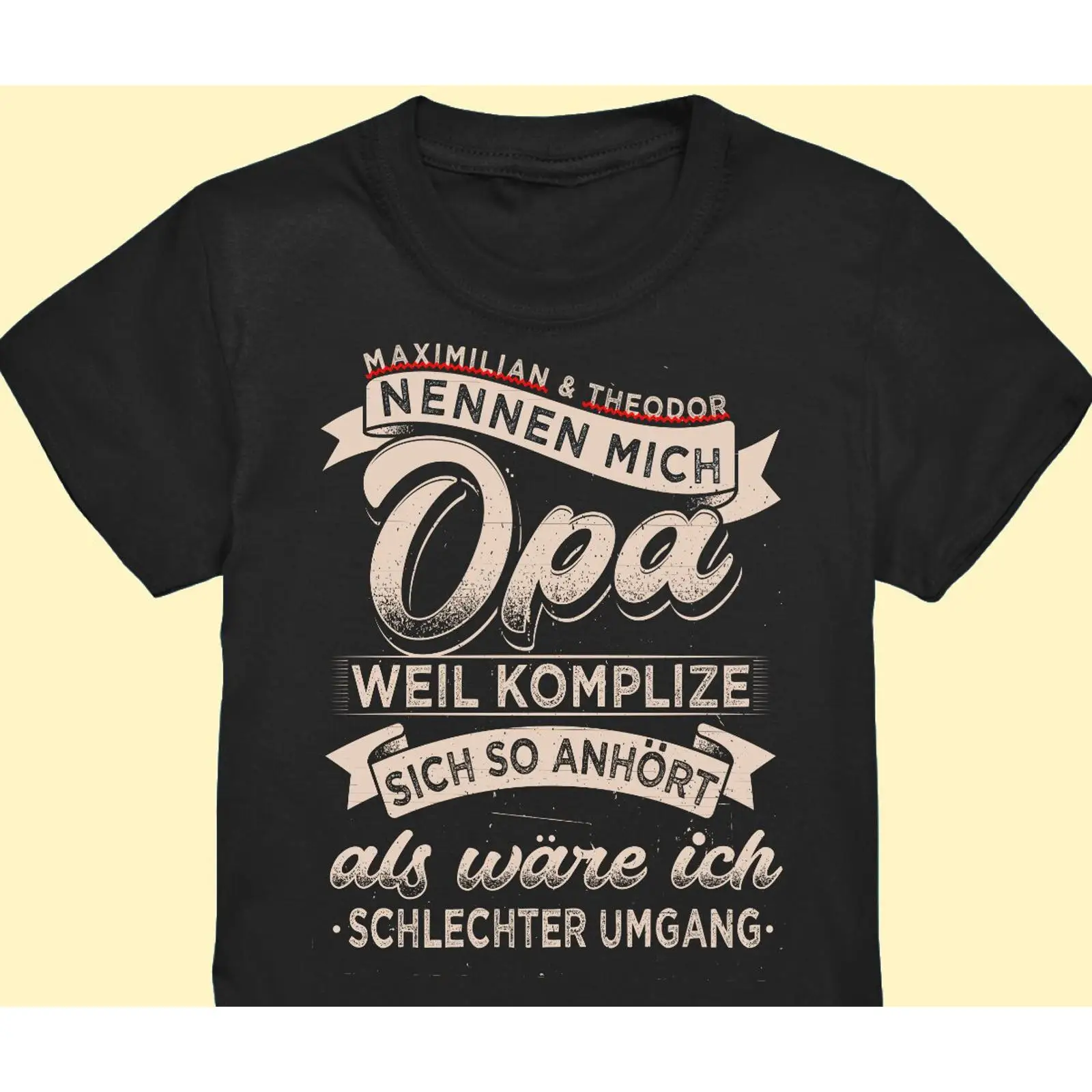 Vintage Fashion Quotes - Komik Alman Opa Alıntılı Tişört Babalar
