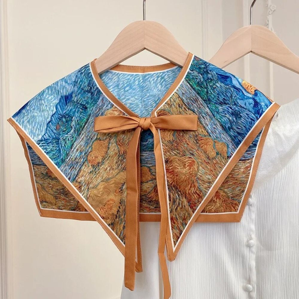 Vintage Fashion Patterns - Çiçek desen gömlek sahte yaka moda