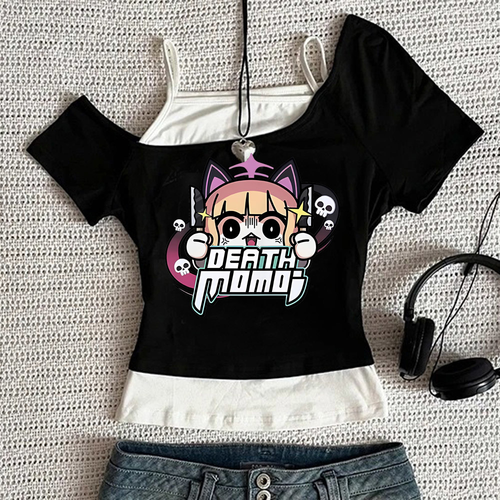 Vintage Fashion Archive - Mavi Arşiv crop top kız grafikli