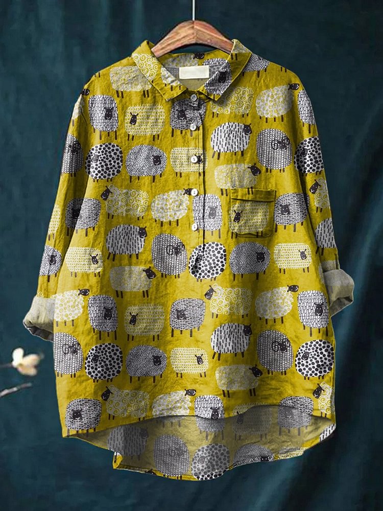 Vintage Fashion Patterns - Vintage Güzel Koyun Sanat Desen 3D