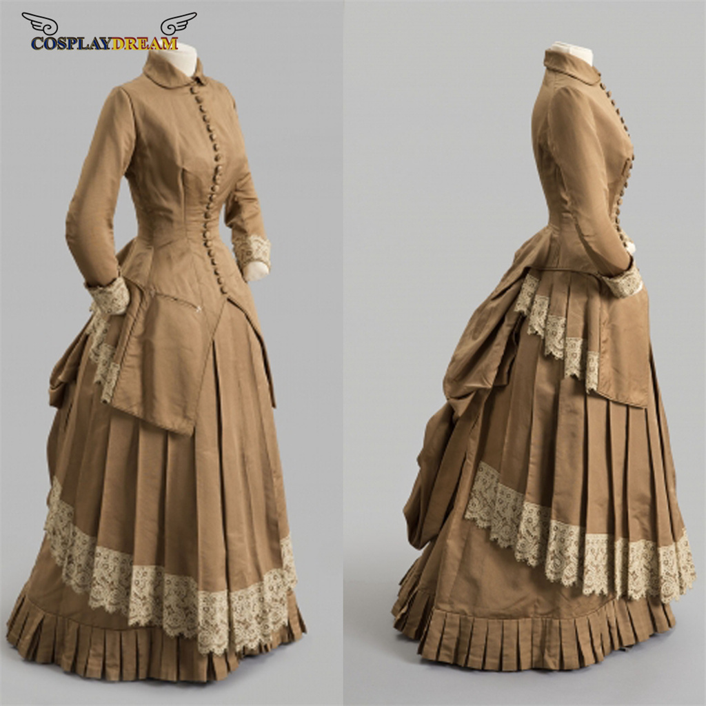 Vintage Victorian Fashion - 19. Yüzyıl Moda elbisesi Viktorya dönemi