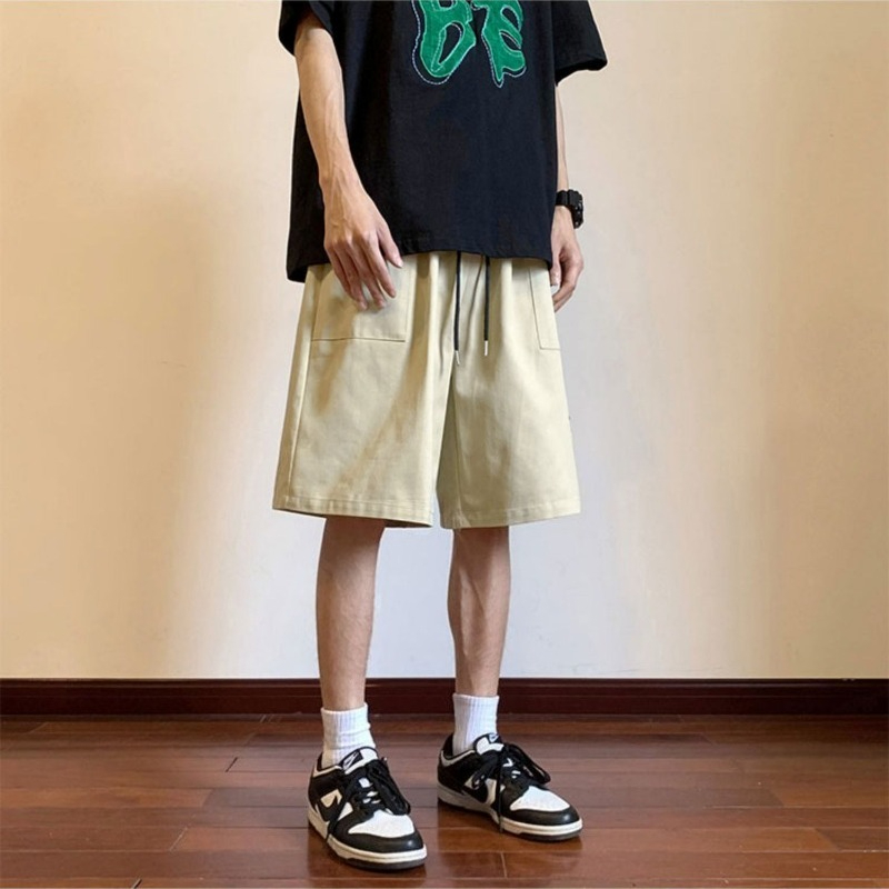 Vintage Fashion Style Men - Erkek Yazlık Günlük Vintage Kargo Şortları