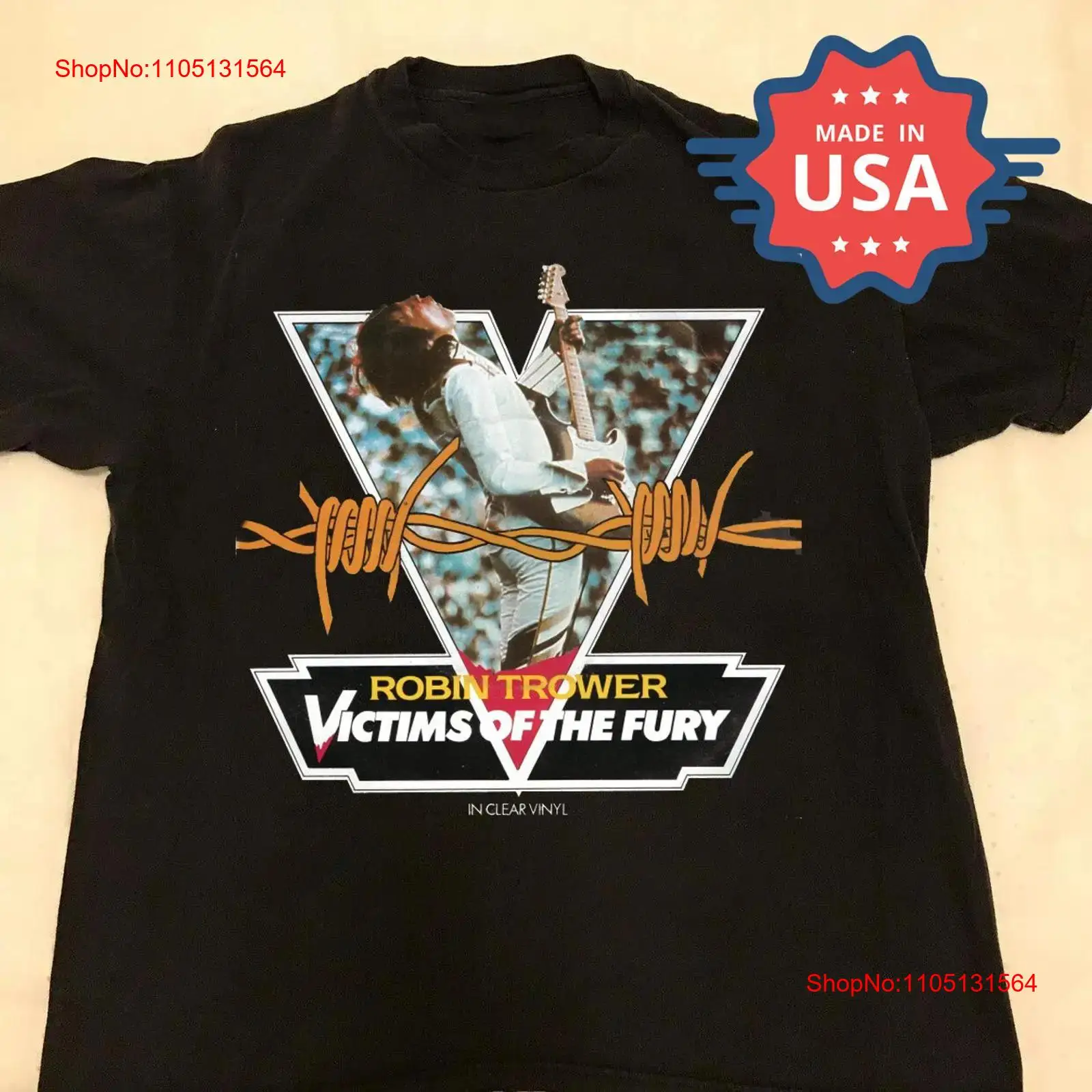 Vintage Fashion Victim - Robin Trower Fury'nin Hedefi T Shirt
