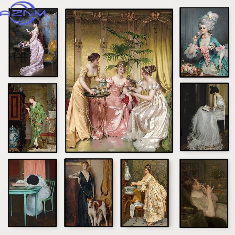 Rönesans Kadın Portre Posteri  - Vintage Victorian Fashion incelemesi ve fiyatı