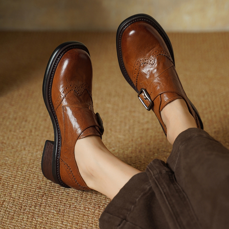 2027 Yeni Tokalı Brogue Kadın  - Vintage Fashion Style incelemesi ve fiyatı