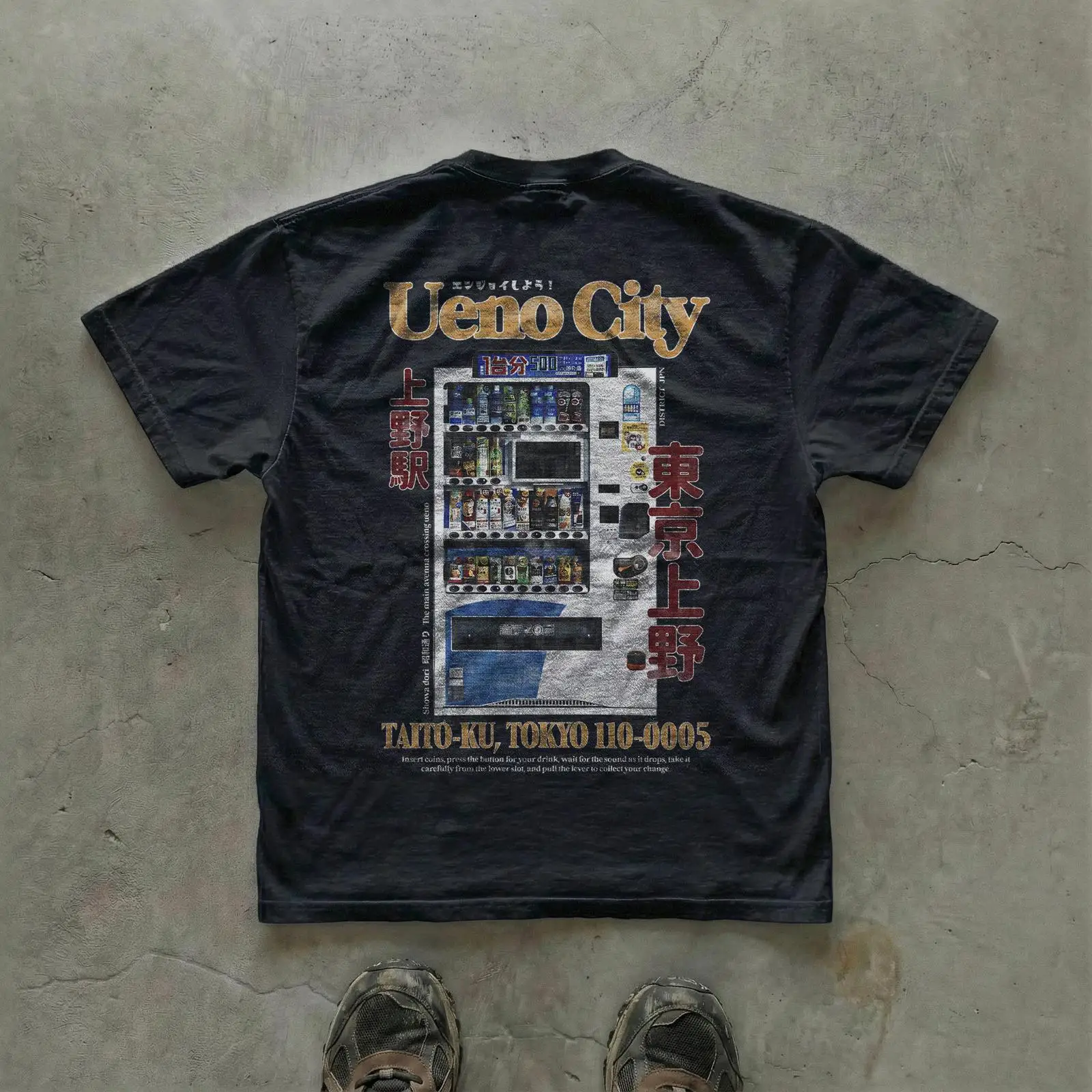 Ueno City Regular Fit Tişört T - Vintage Fashion Tokyo incelemesi ve fiyatı