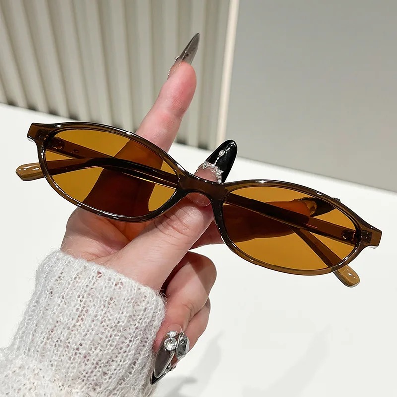Küçük Oval Leopar Degrade Güne - Vintage Fashion Y2K incelemesi ve fiyatı
