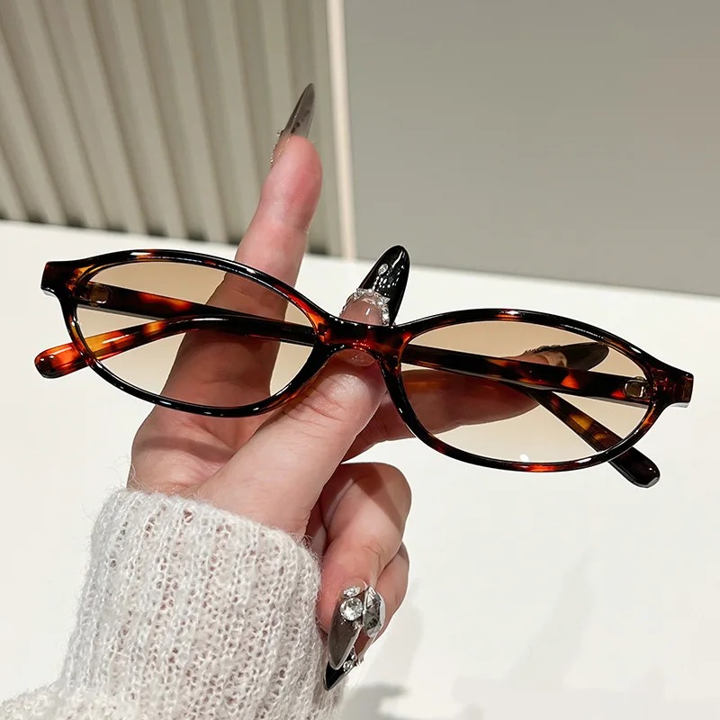 Küçük Oval Leopar Degrade Güne - Vintage Fashion Y2K incelemesi ve fiyatı