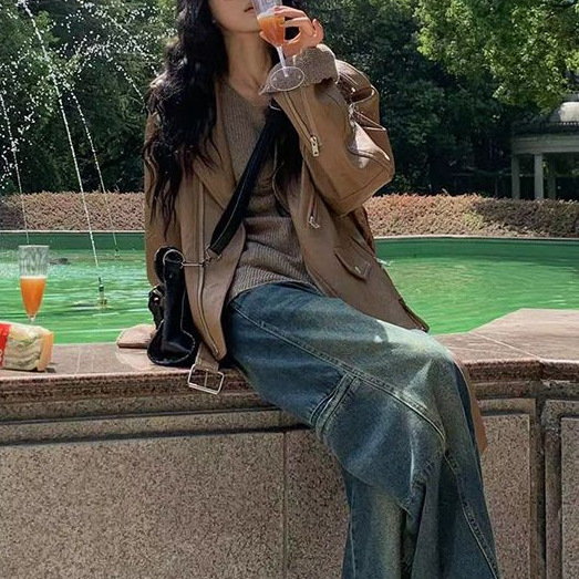 Kadın ceketi 2026 ilkbahar/son - Vintage Fashion Instagram incelemesi ve fiyatı