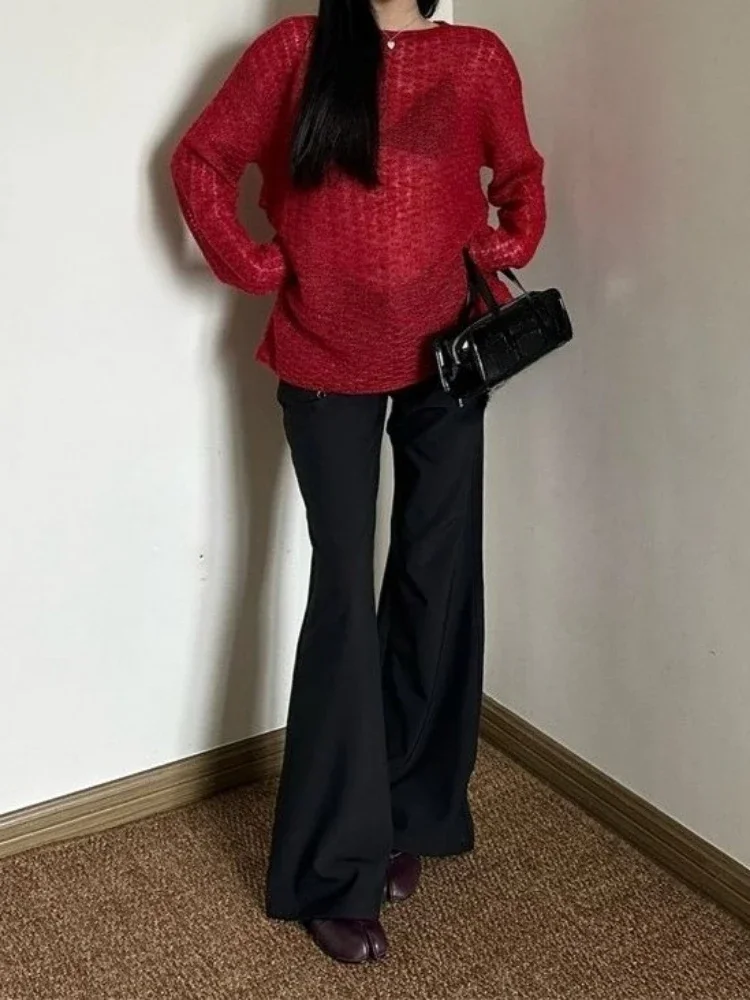 Y2K Transparan Örme Kadın Tişö - Vintage Fashion Y2K incelemesi ve fiyatı