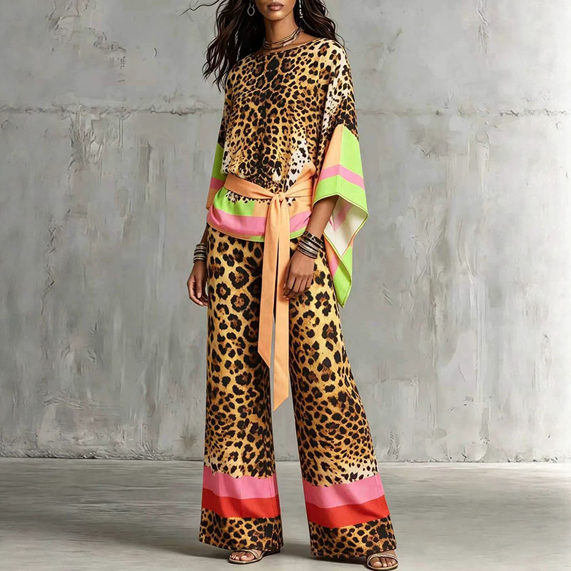 Retro Leopar Desenli Bol Yazlı - Vintage Fashion Retro Outfit incelemesi ve fiyatı