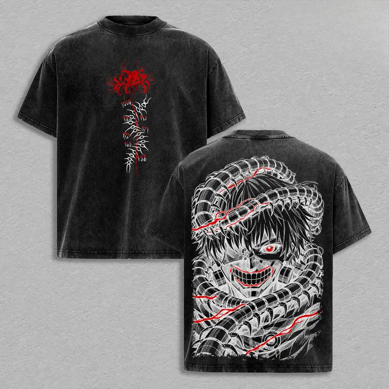 Manga Kaneki Ken Retro Tişört  - Vintage Fashion Tokyo incelemesi ve fiyatı